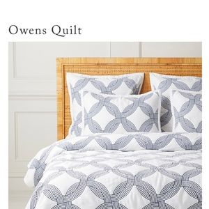 Serena and Lily Owens Queen quilt! Brand new! Gorgeous!